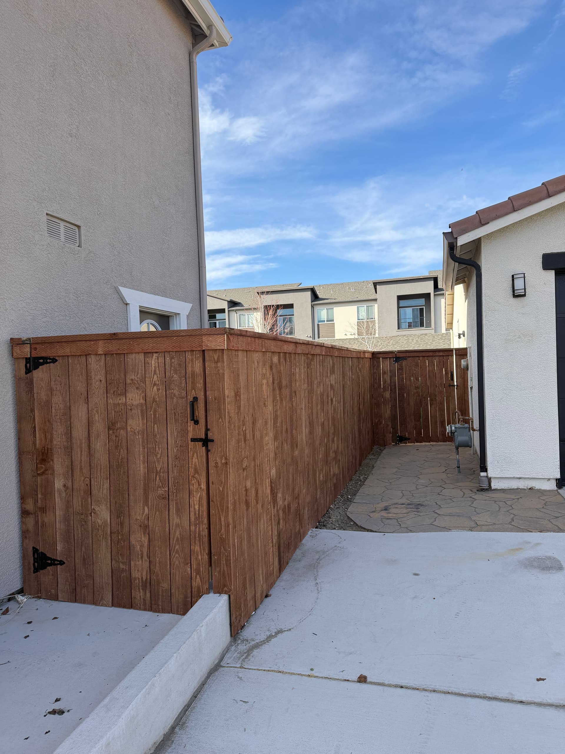 Gallery photos for Stylish Wood Privacy Fence Upgrade for Local Home: Image #1